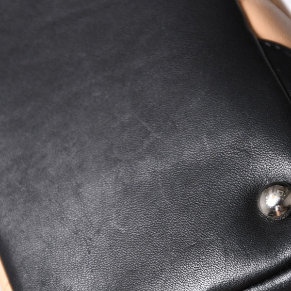 CHANEL シャネル CANBON カンボンライン スモール トートバッグ A25166 9番台 ココマーク カーフスキン ベージュ 美品 中古 4a002413