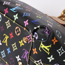 画像をギャラリービューアに読み込む, 極美品 LOUIS VUITTON ルイヴィトン 村上隆 モノグラムマルチカラー アニーMM ショルダーバッグ M40308 ノワール ゴールド金具 中古 4a002380