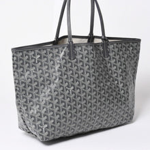 Load image into Gallery viewer, 極美品 GOYARD ゴヤール サンルイPM ゴヤールディンキャンバス カーフ グレー シルバー金具 フランス製 中古 4a002387