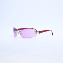 Load image into Gallery viewer, CHANEL シャネル リムレス サングラス アイウェア 4018 c.147/76 サイズ68□17 120 ココマーク ピンク レッド 美品 中古 4a002139