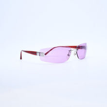 Load image into Gallery viewer, CHANEL シャネル リムレス サングラス アイウェア 4018 c.147/76 サイズ68□17 120 ココマーク ピンク レッド 美品 中古 4a002139