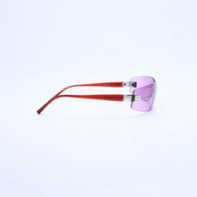Load image into Gallery viewer, CHANEL シャネル リムレス サングラス アイウェア 4018 c.147/76 サイズ68□17 120 ココマーク ピンク レッド 美品 中古 4a002139