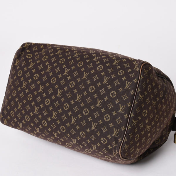 LOUIS VUITTON ルイヴィトン モノグラムミニラン スピィーディ30 ハンドバッグ ミニボストンバッグ M95224 キャンバス エベヌ ブラウン 美品 中古 4a002381