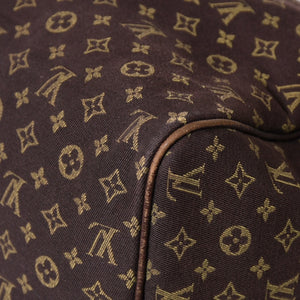 LOUIS VUITTON ルイヴィトン モノグラムミニラン スピィーディ30 ハンドバッグ ミニボストンバッグ M95224 キャンバス エベヌ ブラウン 美品 中古 4a002381