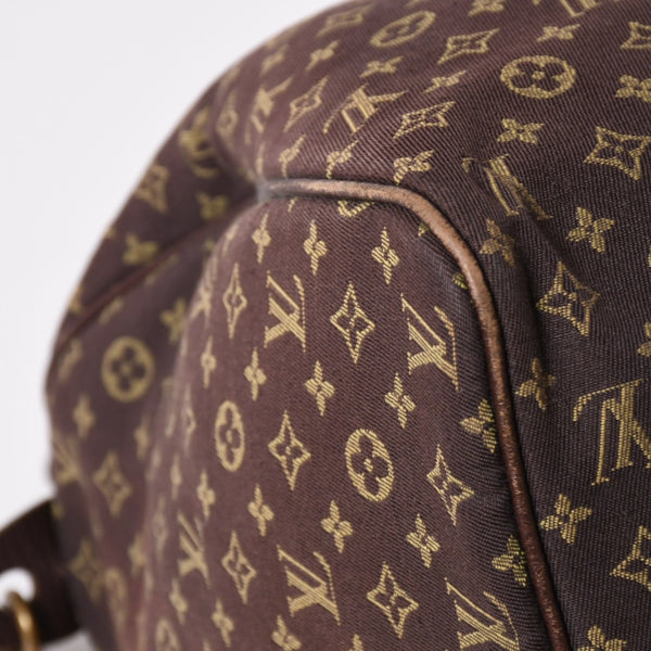 LOUIS VUITTON ルイヴィトン モノグラムミニラン スピィーディ30 ハンドバッグ ミニボストンバッグ M95224 キャンバス エベヌ ブラウン 美品 中古 4a002381