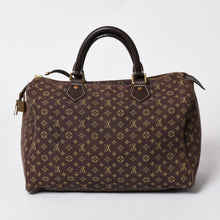 画像をギャラリービューアに読み込む, LOUIS VUITTON ルイヴィトン モノグラムミニラン スピィーディ30 ハンドバッグ ミニボストンバッグ M95224 キャンバス エベヌ ブラウン 美品 中古 4a002381