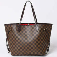 画像をギャラリービューアに読み込む, 極美品 LOUIS VUITTON ルイヴィトン ダミエ ネヴァーフルMM トートバッグ N51105 PVC レザー ブラウン ゴールド金具 中古 4a002389