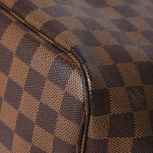 画像をギャラリービューアに読み込む, 極美品 LOUIS VUITTON ルイヴィトン ダミエ ネヴァーフルMM トートバッグ N51105 PVC レザー ブラウン ゴールド金具 中古 4a002389