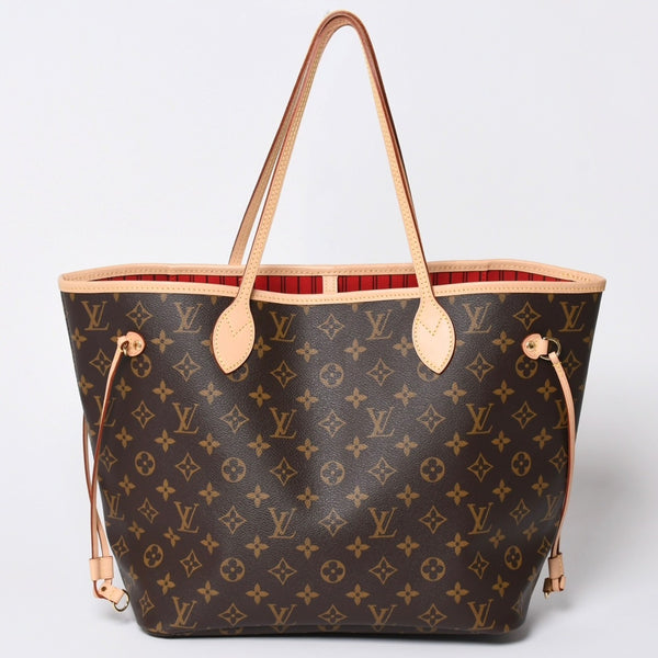 新品未使用 LOUIS VUITTON ルイヴィトン ネヴァーフルMM トートバッグ M46987 モノグラム ブラウン ゴールド金具 中古 4a002391