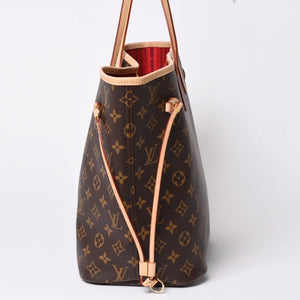 新品未使用 LOUIS VUITTON ルイヴィトン ネヴァーフルMM トートバッグ M46987 モノグラム ブラウン ゴールド金具 中古 4a002391