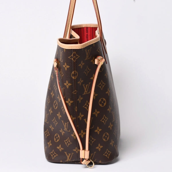 新品未使用 LOUIS VUITTON ルイヴィトン ネヴァーフルMM トートバッグ M46987 モノグラム ブラウン ゴールド金具 中古 4a002391