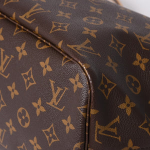新品未使用 LOUIS VUITTON ルイヴィトン ネヴァーフルMM トートバッグ M46987 モノグラム ブラウン ゴールド金具 中古 4a002391