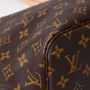 新品未使用 LOUIS VUITTON ルイヴィトン ネヴァーフルMM トートバッグ M46987 モノグラム ブラウン ゴールド金具 中古 4a002391