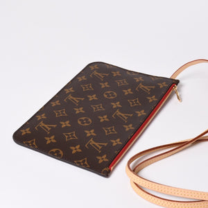 新品未使用 LOUIS VUITTON ルイヴィトン ネヴァーフルMM トートバッグ M46987 モノグラム ブラウン ゴールド金具 中古 4a002391
