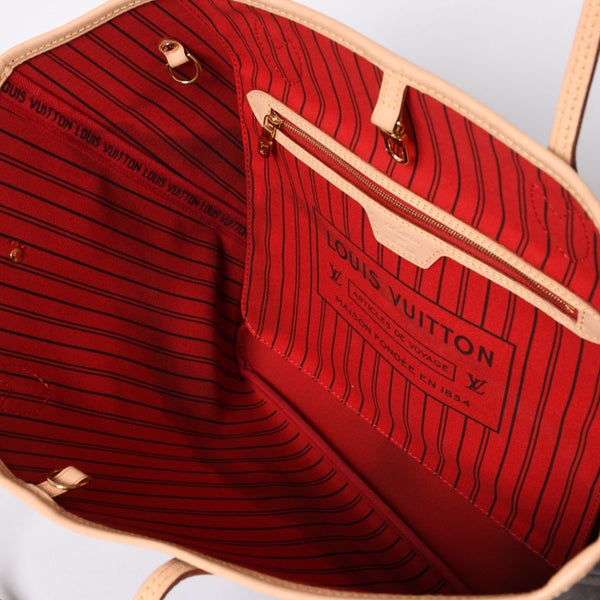 新品未使用 LOUIS VUITTON ルイヴィトン ネヴァーフルMM トートバッグ M46987 モノグラム ブラウン ゴールド金具 中古 4a002391