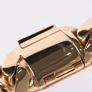 Miami Cuban Chain Weight 259g K14 Yellow Gold Bracelet Width 2cm Used 4a002349