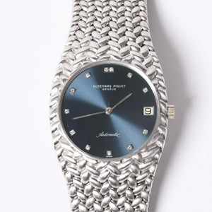 極美品 AUDEMARS PIGUET オーデマピゲ キングコブラ Ref.5403BC 1970 腕時計 重量約85g K18WG 12Pダイヤ 中古 4a002365