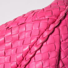 画像をギャラリービューアに読み込む, 極美品 BOTTEGA VENETA ボッテガヴェネタ イントレチャート ホーボー ワンショルダーバッグ 115653 レザーピンク 美品 中古 4a002393