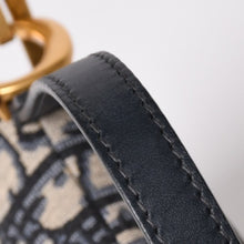 Load image into Gallery viewer, 極美品 Christian Dior クリスチャンディオール サドルバッグ ベルトバッグサドルオブリーク ゴールド金具 中古 4a002397