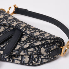 Load image into Gallery viewer, 極美品 Christian Dior クリスチャンディオール サドルバッグ ベルトバッグサドルオブリーク ゴールド金具 中古 4a002397