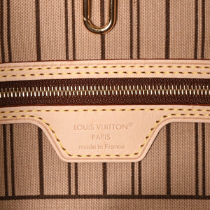極美品 LOUIS VUITTON ルイヴィトン モノグラム ネヴァーフルPM ハンドバッグ M40155 ブラウン PVC ヌメ革 ゴールド金具 中古 4a002406