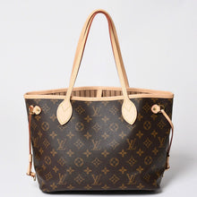 画像をギャラリービューアに読み込む, 極美品 LOUIS VUITTON ルイヴィトン モノグラム ネヴァーフルPM ハンドバッグ M40155 ブラウン PVC ヌメ革 ゴールド金具 中古 4a002406