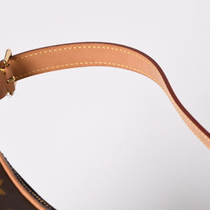 Very Good Condition LOUIS VUITTON One Shoulder Bag Pochette Croissant M51510 PVC Brown Used 4a002518