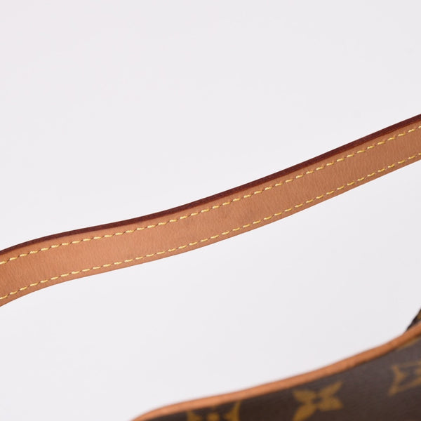 Very Good Condition LOUIS VUITTON One Shoulder Bag Pochette Croissant M51510 PVC Brown Used 4a002518