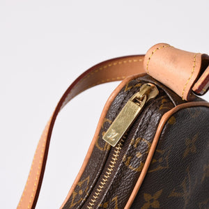 Very Good Condition LOUIS VUITTON One Shoulder Bag Pochette Croissant M51510 PVC Brown Used 4a002518