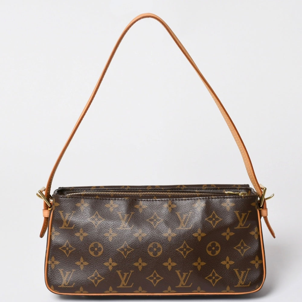 Very Good Condition LOUIS VUITTON Viva City MM Handbag One Shoulder Bag M51164 Monogram PVC Brown Used 4a002511
