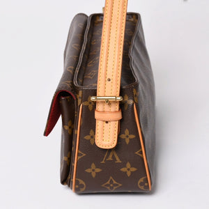Very Good Condition LOUIS VUITTON Viva City MM Handbag One Shoulder Bag M51164 Monogram PVC Brown Used 4a002511