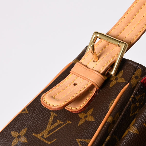 Very Good Condition LOUIS VUITTON Viva City MM Handbag One Shoulder Bag M51164 Monogram PVC Brown Used 4a002511