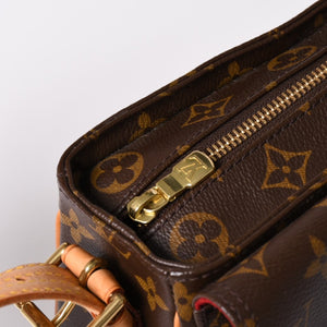 Very Good Condition LOUIS VUITTON Viva City MM Handbag One Shoulder Bag M51164 Monogram PVC Brown Used 4a002511
