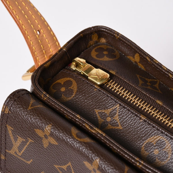 Very Good Condition LOUIS VUITTON Viva City MM Handbag One Shoulder Bag M51164 Monogram PVC Brown Used 4a002511