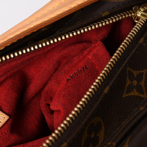 Very Good Condition LOUIS VUITTON Viva City MM Handbag One Shoulder Bag M51164 Monogram PVC Brown Used 4a002511