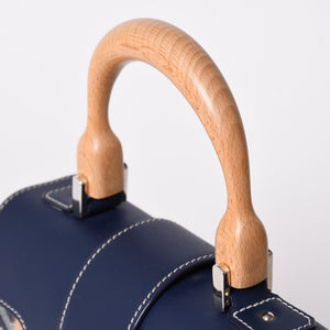Like new GOYARD Saigon PM 2WAY shoulder bag handbag Goyard canvas navy wood 4a002474