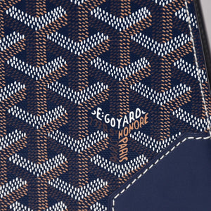Like new GOYARD Saigon PM 2WAY shoulder bag handbag Goyard canvas navy wood 4a002474