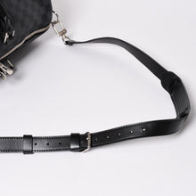 画像をギャラリービューアに読み込む, 極美品 LOUIS VUITTON ルイヴィトン ボストン キーポルバンドリエール45 ダミエグラフィット N41418 ブラック シルバー金具 4a002410