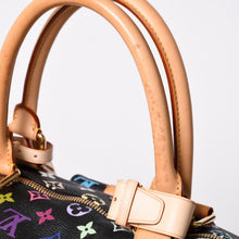 画像をギャラリービューアに読み込む, 新品同様 LOUIS VUITTON ルイヴィトン × 村上隆 モノグラムマルチカラー キーポル45 ボストンバッグ ノワール M92640 中古 4a002459