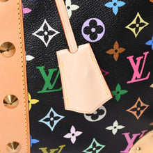 画像をギャラリービューアに読み込む, 新品同様 LOUIS VUITTON ルイヴィトン × 村上隆 モノグラムマルチカラー キーポル45 ボストンバッグ ノワール M92640 中古 4a002459