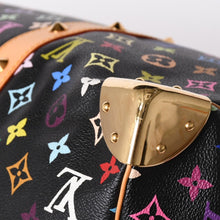 画像をギャラリービューアに読み込む, 新品同様 LOUIS VUITTON ルイヴィトン × 村上隆 モノグラムマルチカラー キーポル45 ボストンバッグ ノワール M92640 中古 4a002459