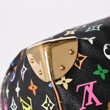 画像をギャラリービューアに読み込む, 新品同様 LOUIS VUITTON ルイヴィトン × 村上隆 モノグラムマルチカラー キーポル45 ボストンバッグ ノワール M92640 中古 4a002459