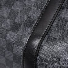 画像をギャラリービューアに読み込む, 極美品 LOUIS VUITTON ルイヴィトン ボストン キーポルバンドリエール45 ダミエグラフィット N41418 ブラック シルバー金具 4a002410