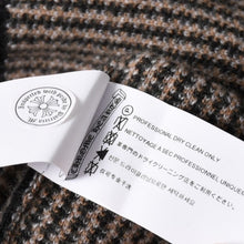 画像をギャラリービューアに読み込む, 新品未使用 CHROME HEARTS クロムハーツ BIG CITY ビッグシティ ニットセーター サイズM カシミヤ ウール シルバー925 チェック柄 中古 4a002438