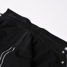 画像をギャラリービューアに読み込む, 極美品 CHROME HEARTS クロムハーツ コンチョ デニムシャツ カバーオール 長袖シャツ ブラック トップス サイズM 中古 4a002374