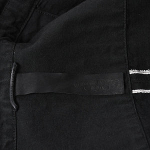 極美品 CHROME HEARTS クロムハーツ コンチョ デニムシャツ カバーオール 長袖シャツ ブラック トップス サイズM 中古 4a002374