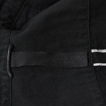 画像をギャラリービューアに読み込む, 極美品 CHROME HEARTS クロムハーツ コンチョ デニムシャツ カバーオール 長袖シャツ ブラック トップス サイズM 中古 4a002374