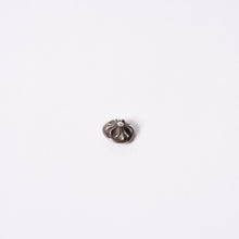 画像をギャラリービューアに読み込む, 極美品 CHROME HEARTS クロムハーツ デニム半袖ポロシャツ サイズM CHクロスパッチ クロスボールボタン ブルー シルバー925 中古 4a000954