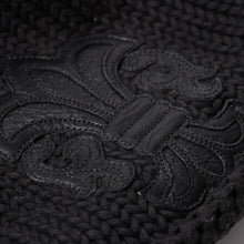 画像をギャラリービューアに読み込む, CHROME HEARTS クロムハーツ BEANIE CASH BS FLARE BSフレアパッチ ビーニー ニットキャップ コットン ブラック 美品 中古 4a000955