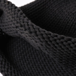 CHROME HEARTS クロムハーツ BEANIE CASH BS FLARE BSフレアパッチ ビーニー ニットキャップ コットン ブラック 美品 中古 4a000955